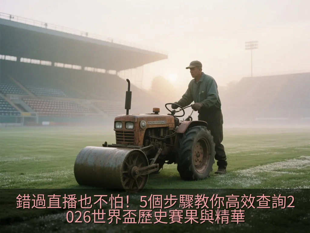 錯過直播也不怕！5個步驟教你高效查詢2026世界盃歷史賽果與精華